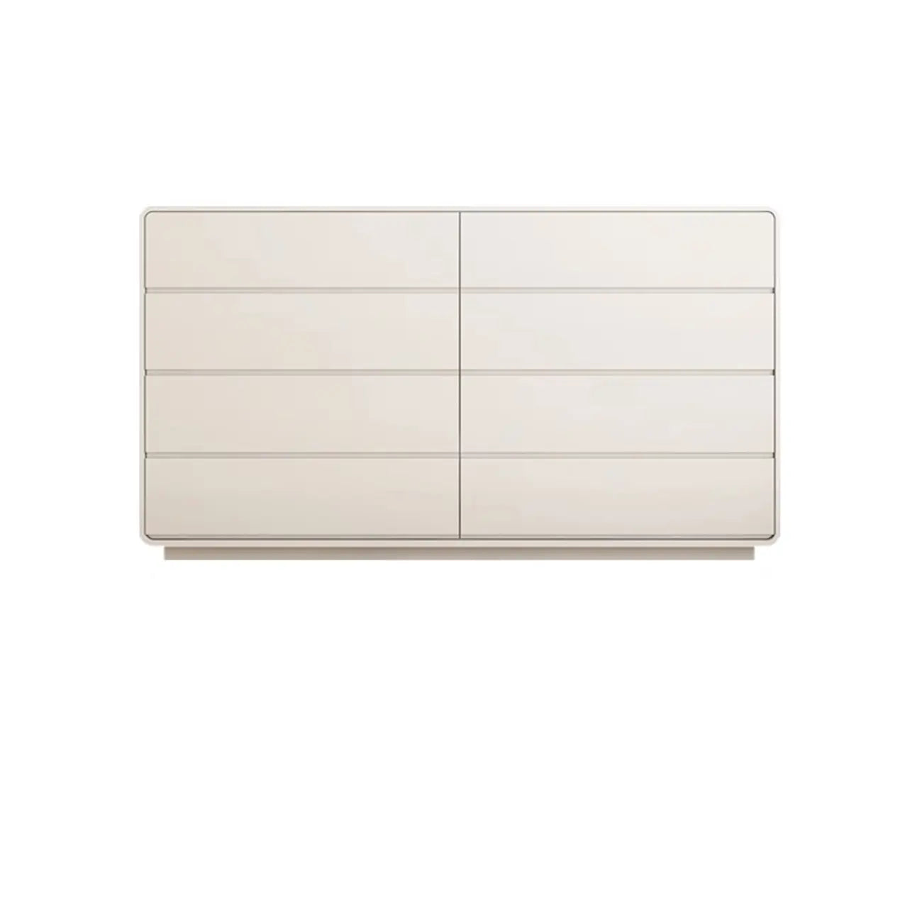 Elegant Pine Wood Double Dresser with Large Storage for Bedroom