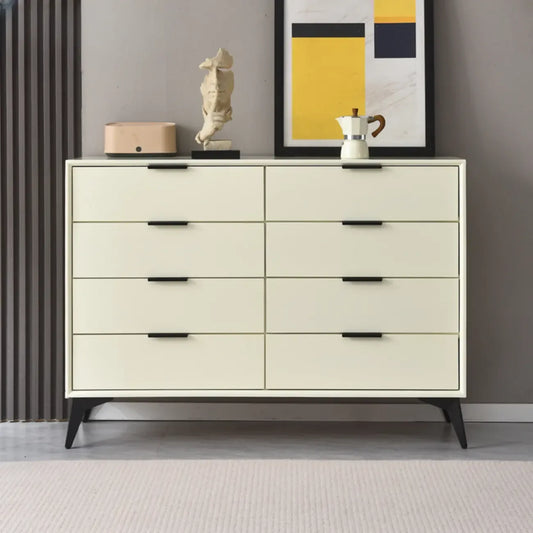 Industrial Grey Console Dresser with Double Storage