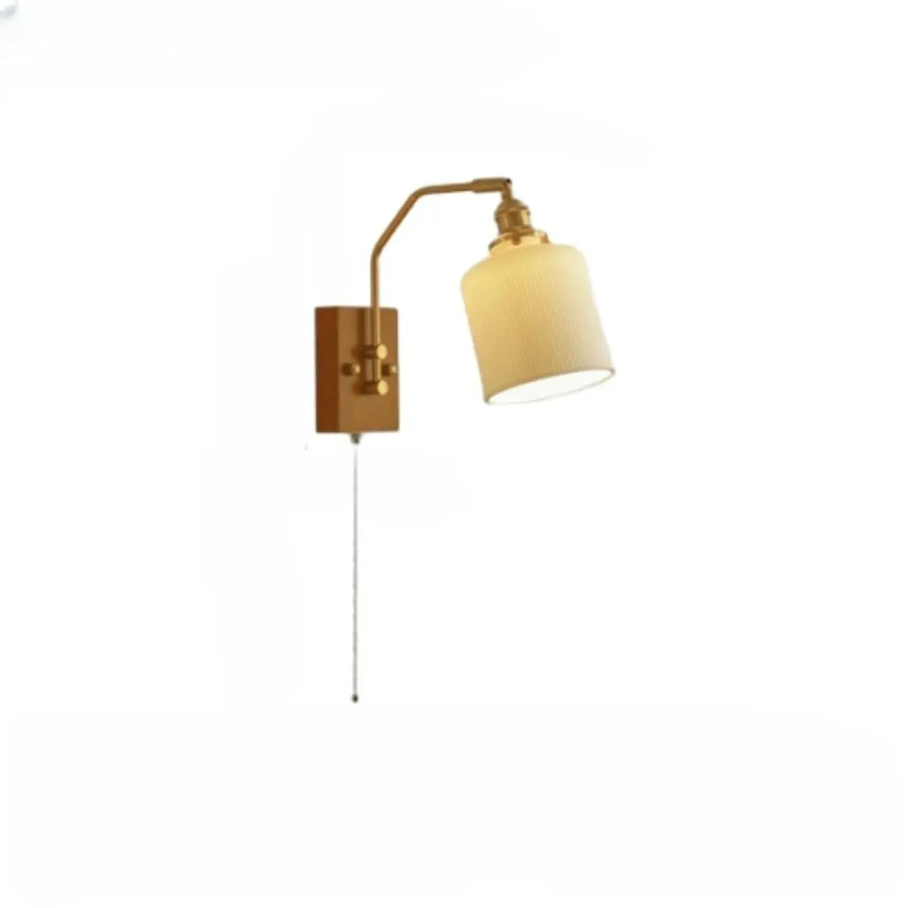 Vintage Cylinder Indoor Wall Light with Ceramics Shade