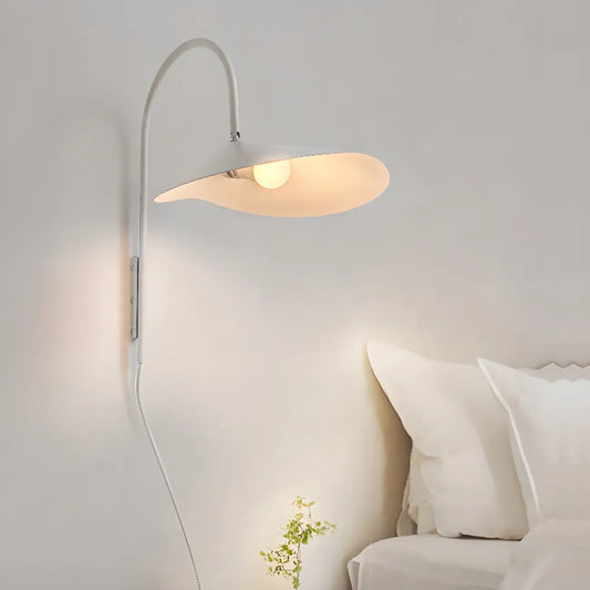 15 to 19 Inch Swing Arm Wall Light for Minimalist Bedroom