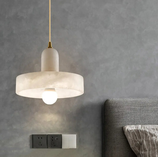 Modern Gold Metal Cylindrical Kitchen Island Pendant Light