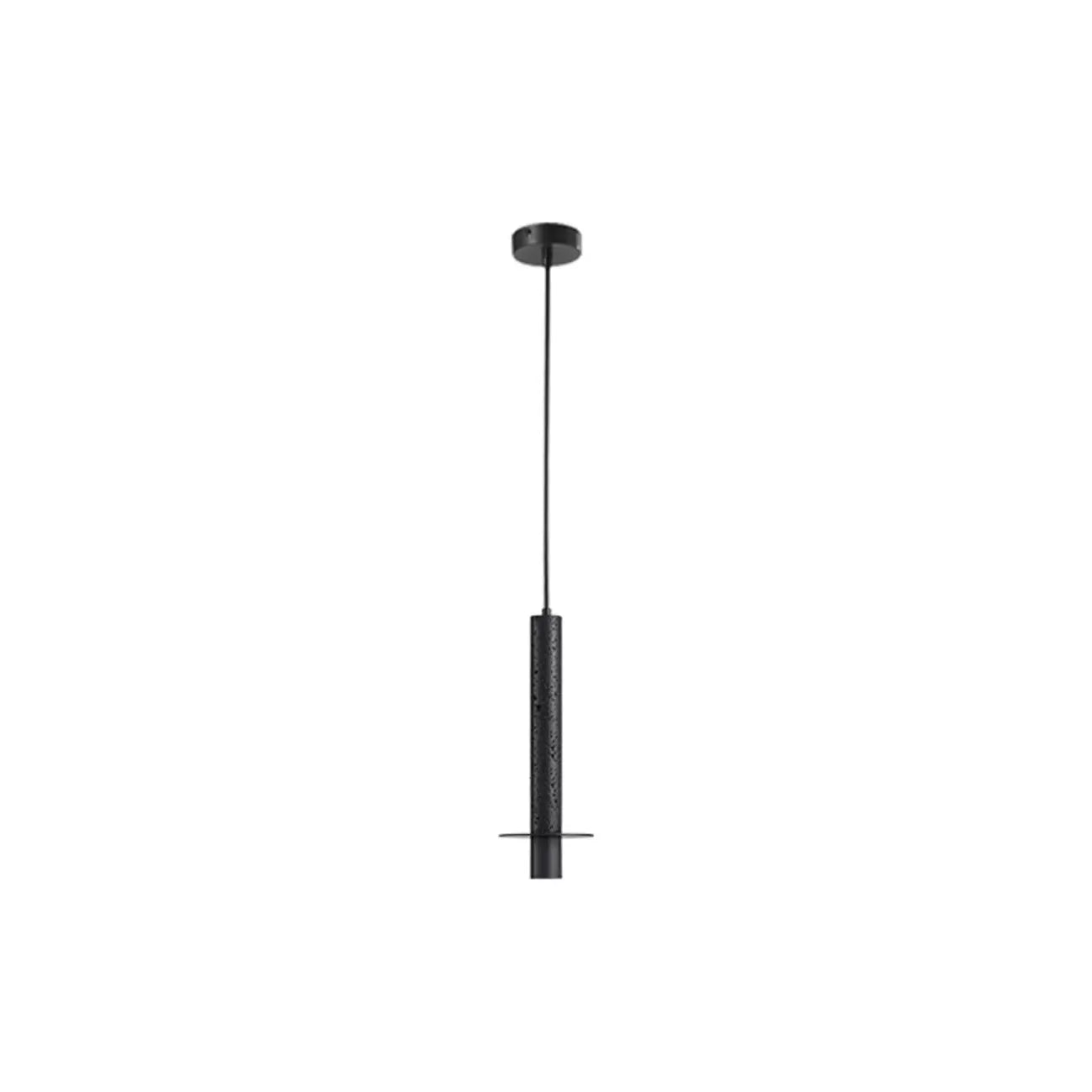 Art Deco Black Stone Geometric Bedroom LED Pendant Light