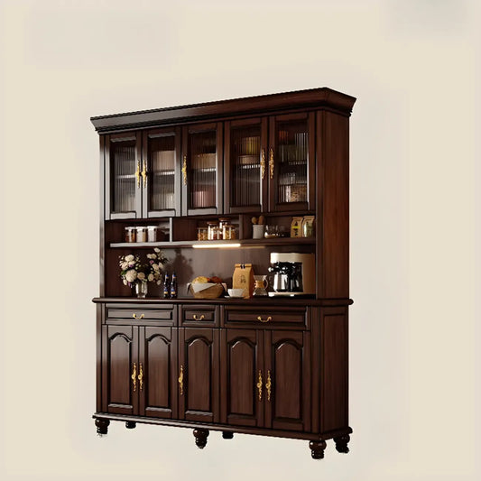 Modern Wood Buffet with Illumination and Storage