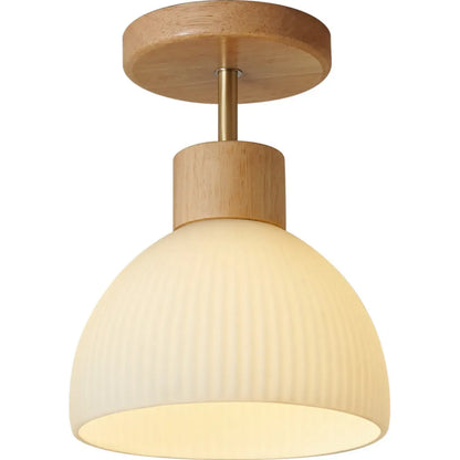 Modern Bowl LED Semi Flush Ceiling Light for Living Space