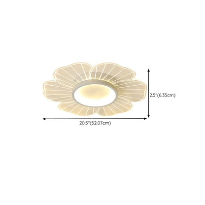 Floral LED Flush Mount Ceiling Light for Residential Use