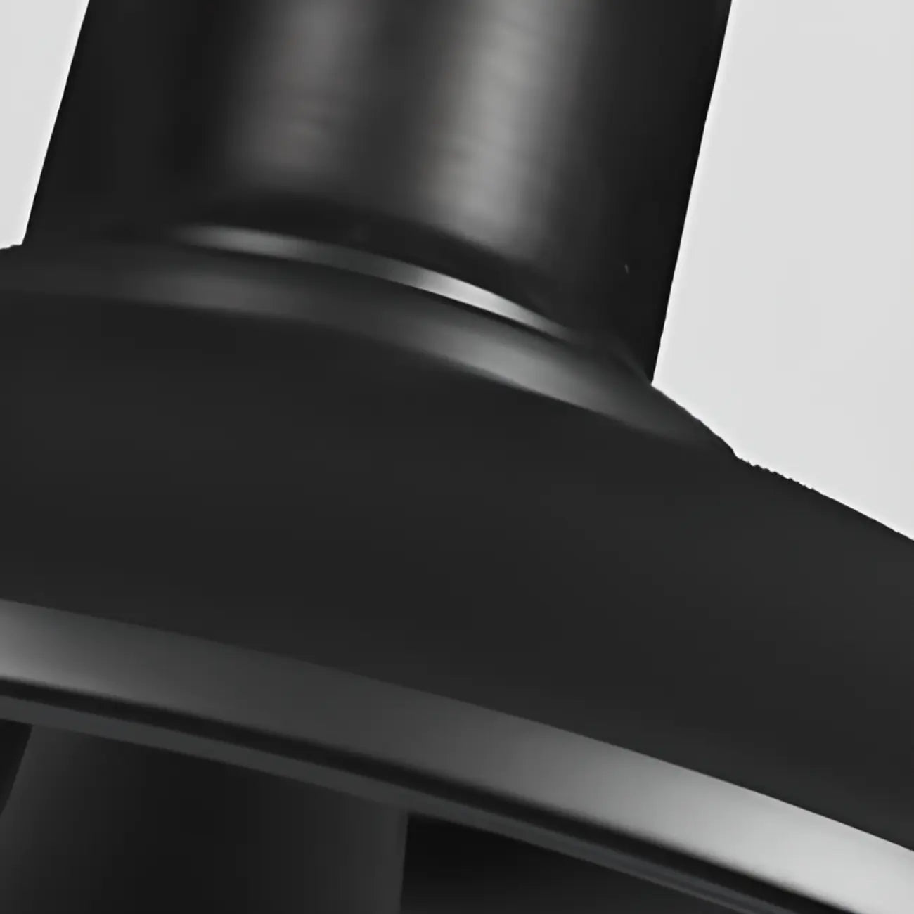 Industrial LED Semi Flush Ceiling Light with Black Iron Shade