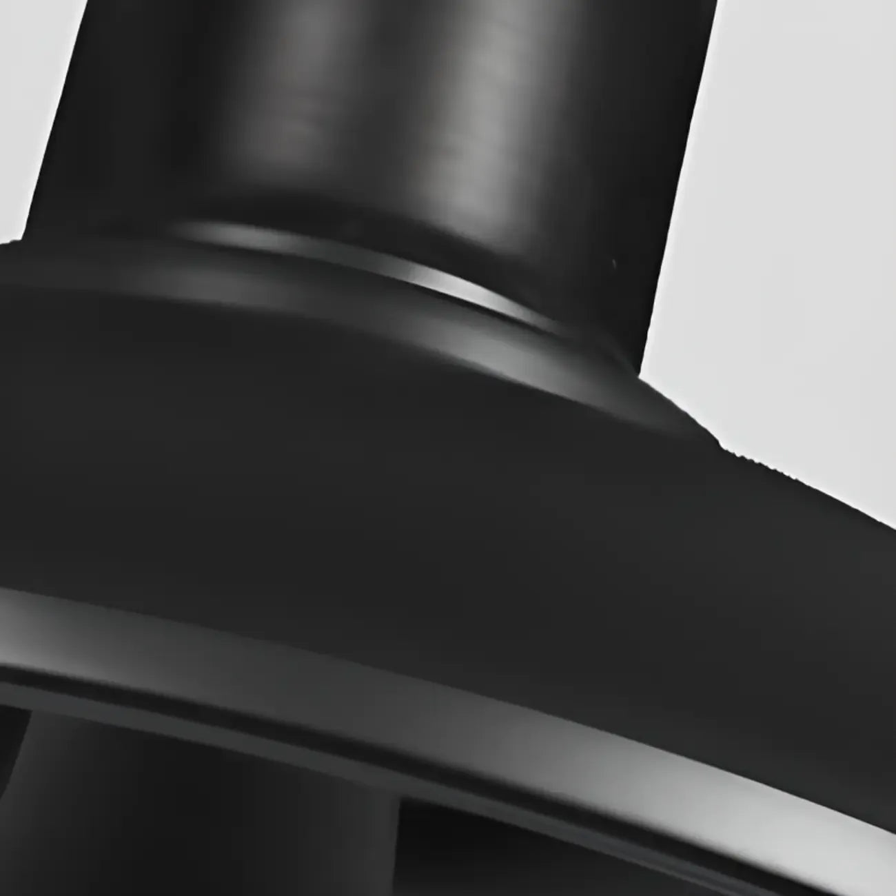 Industrial LED Semi Flush Ceiling Light with Black Iron Shade