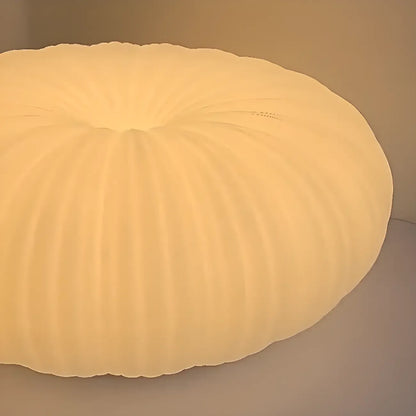 Modern Circle-shaped Flush Ceiling Light With Resin Shade