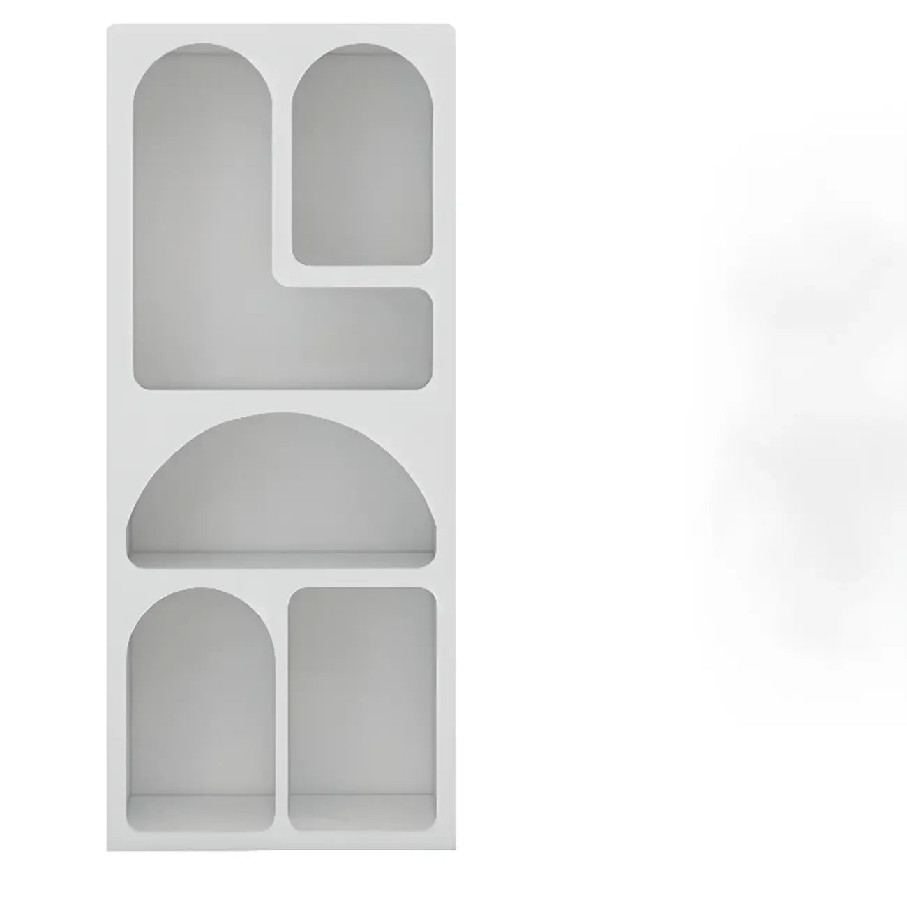 Modish Wooden Cabinets for Living Room with Exterior Shelf