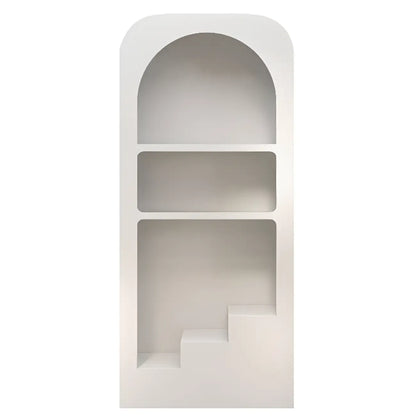 Modish Wooden Cabinets for Living Room with Exterior Shelf