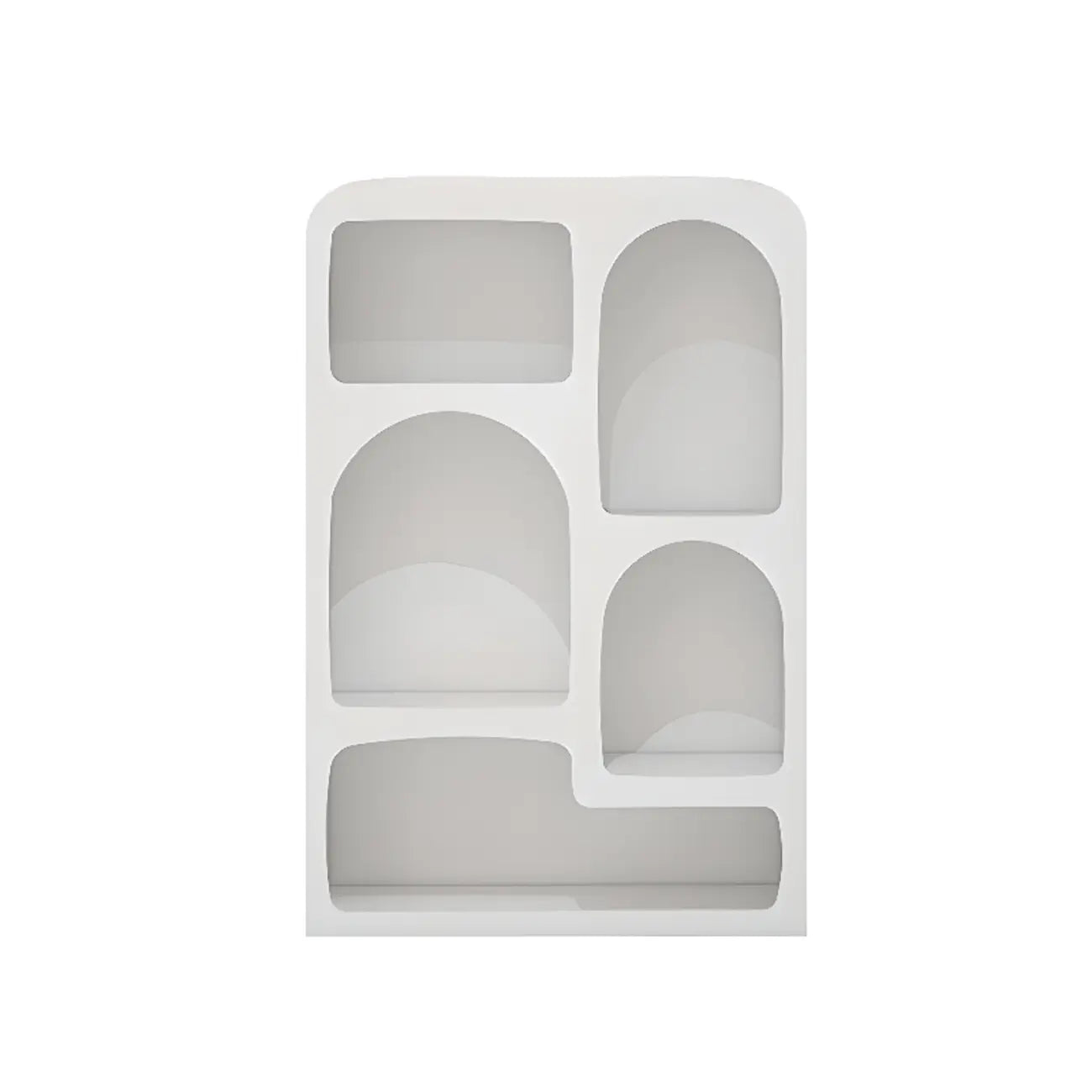 Modish Wooden Cabinets for Living Room with Exterior Shelf