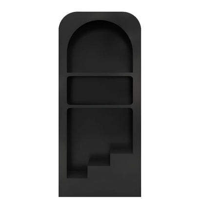 Modish Wooden Cabinets for Living Room with Exterior Shelf