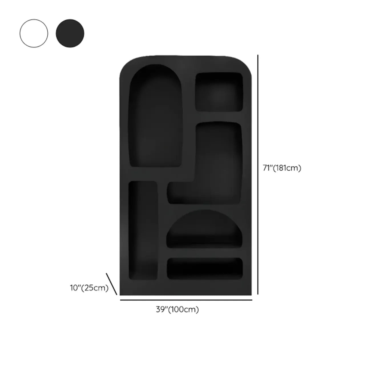 Modish Wooden Cabinets for Living Room with Exterior Shelf