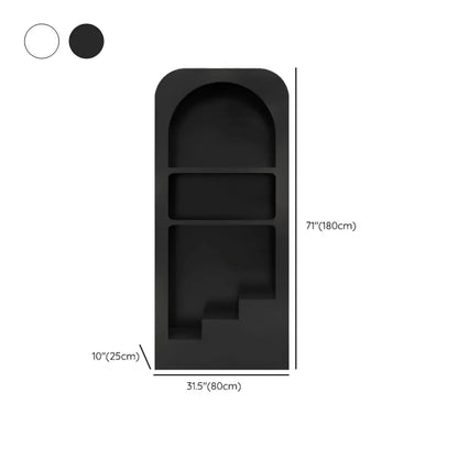 Modish Wooden Cabinets for Living Room with Exterior Shelf