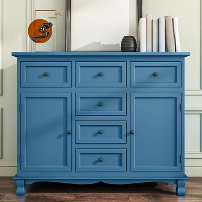 Rustic Wooden White Storage Cabinet for Bedroom or Office