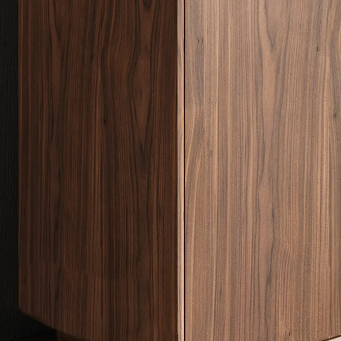 Large Cocoa Wooden Storage Cabinet with Drawers & Doors