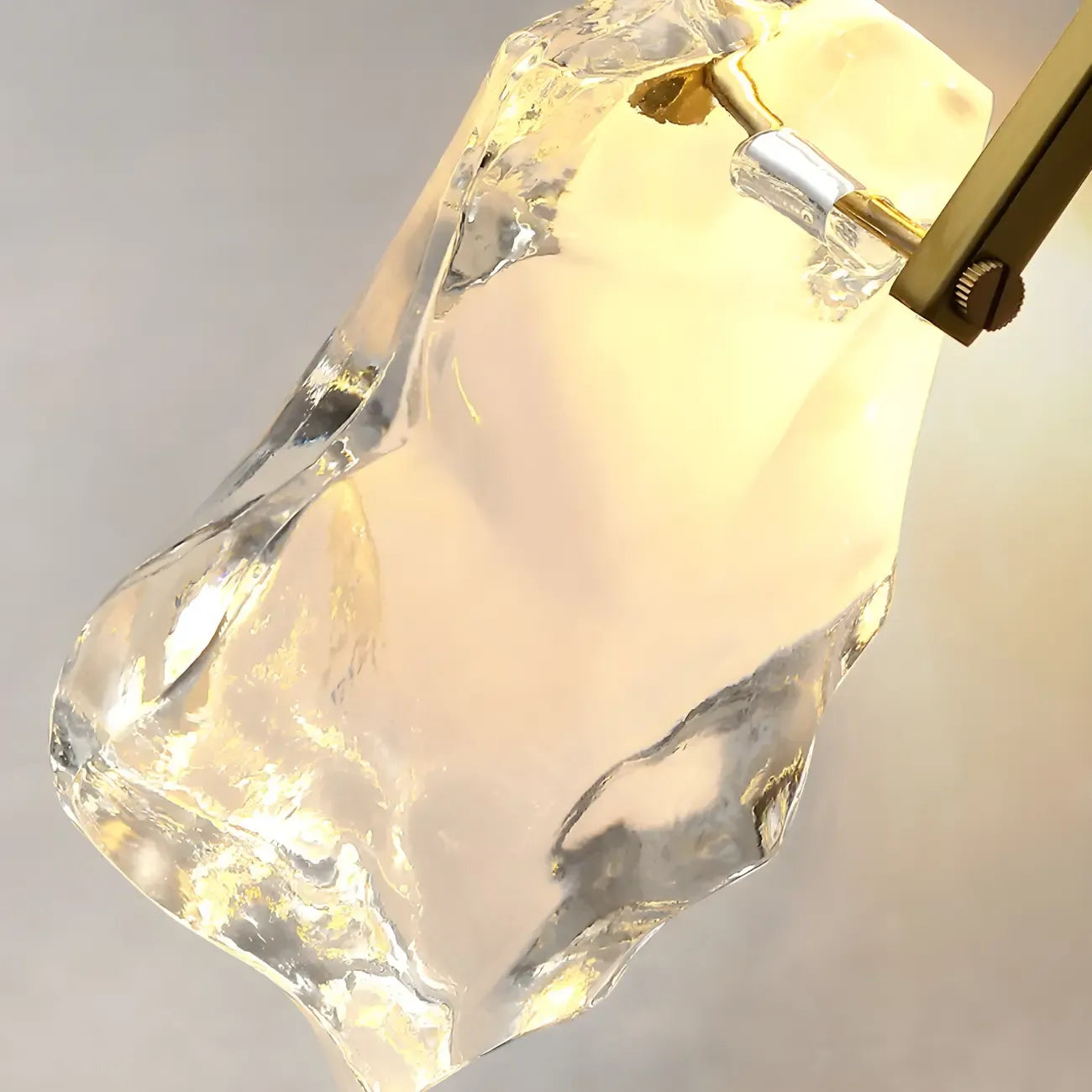 Modern Crystal Textured Pendant Light for Living Room