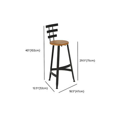 Elegant Solid Wood Bar Set with Stylish Stools for Home