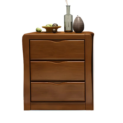 Classic Rubberwood Double Dresser with 9-Drawers