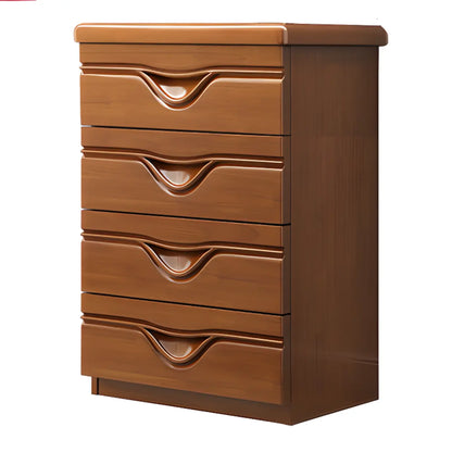 Classic Rubberwood Double Dresser with 9-Drawers