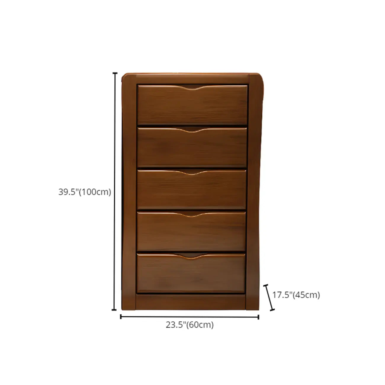 Classic Rubberwood Double Dresser with 9-Drawers