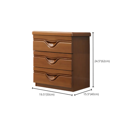 Classic Rubberwood Double Dresser with 9-Drawers