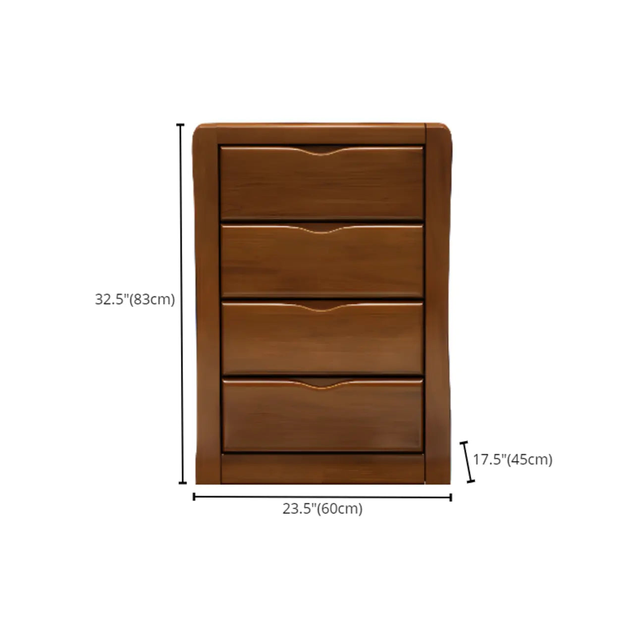 Classic Rubberwood Double Dresser with 9-Drawers