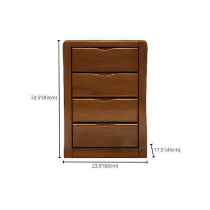 Classic Rubberwood Double Dresser with 9-Drawers