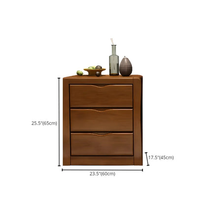 Classic Rubberwood Double Dresser with 9-Drawers