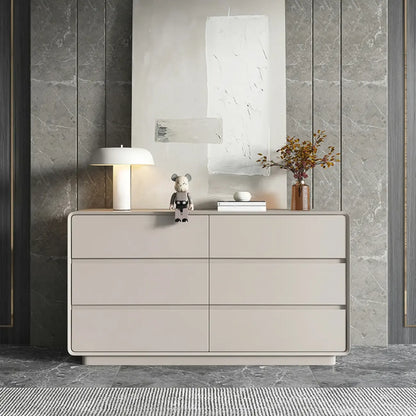 Simplistic Modern Solid Wood Double Dresser