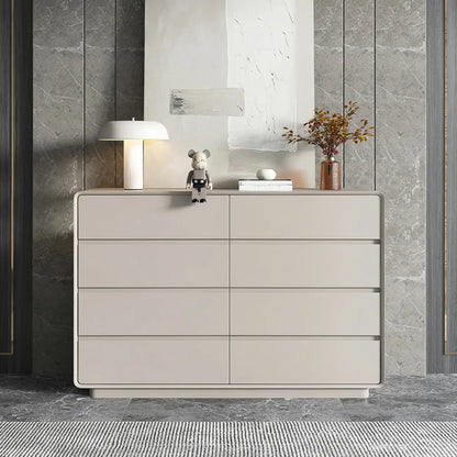 Simplistic Modern Solid Wood Double Dresser