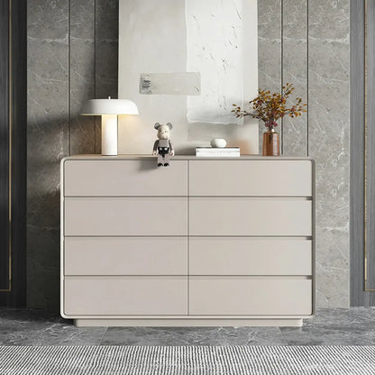 Simplistic Modern Solid Wood Double Dresser