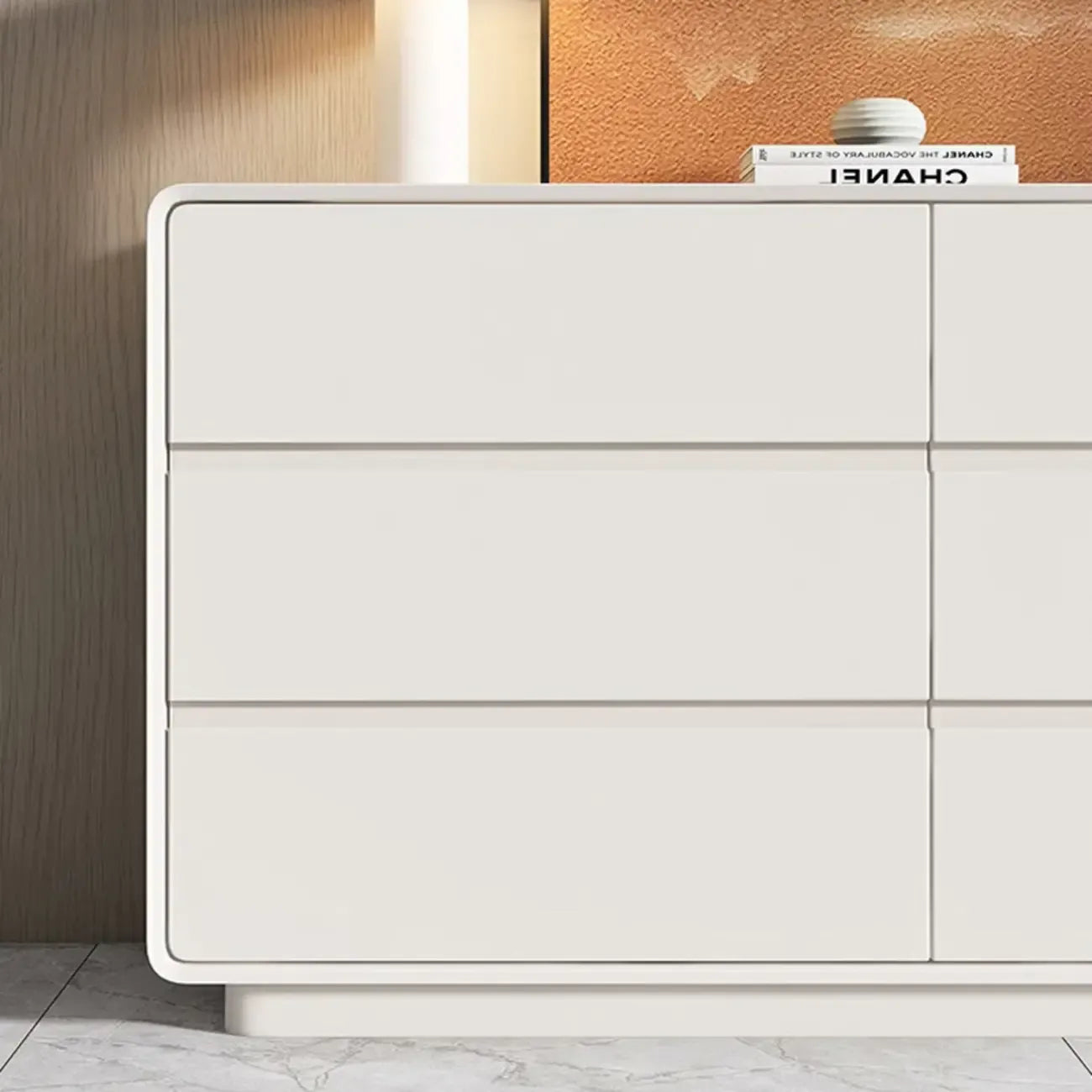 Simplistic Modern Solid Wood Double Dresser