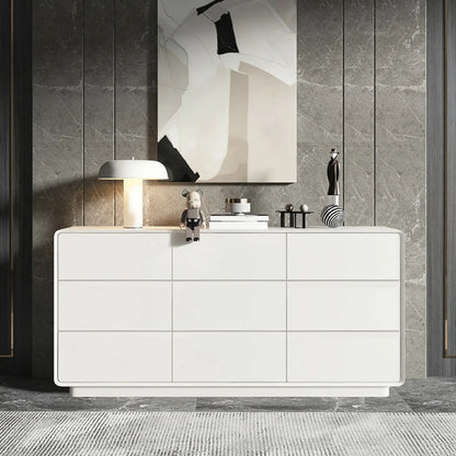 Simplistic Modern Solid Wood Double Dresser