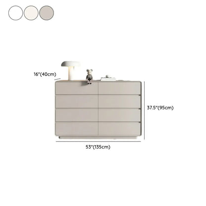 Simplistic Modern Solid Wood Double Dresser