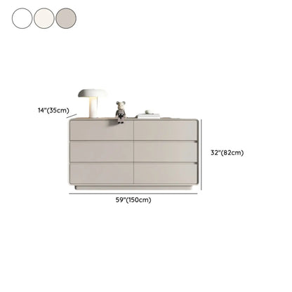Simplistic Modern Solid Wood Double Dresser