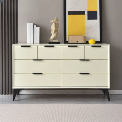 Industrial Grey Console Dresser with Double Storage