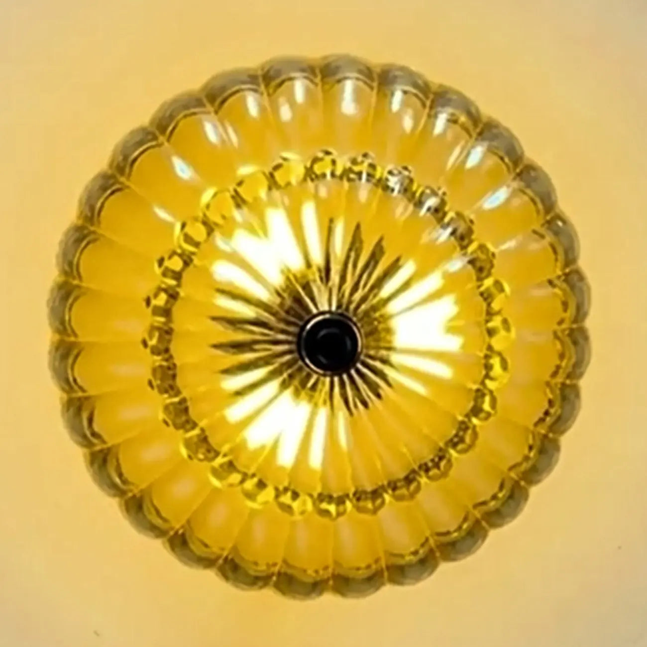 Mini Umbrella-shaped Glass Ceiling Light for Living Room