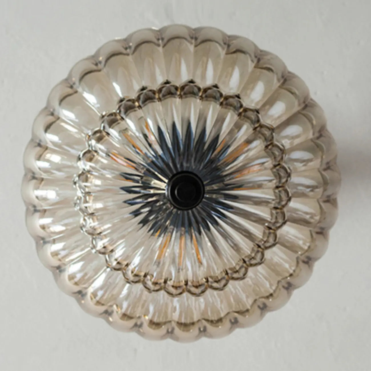 Mini Umbrella-shaped Glass Ceiling Light for Living Room