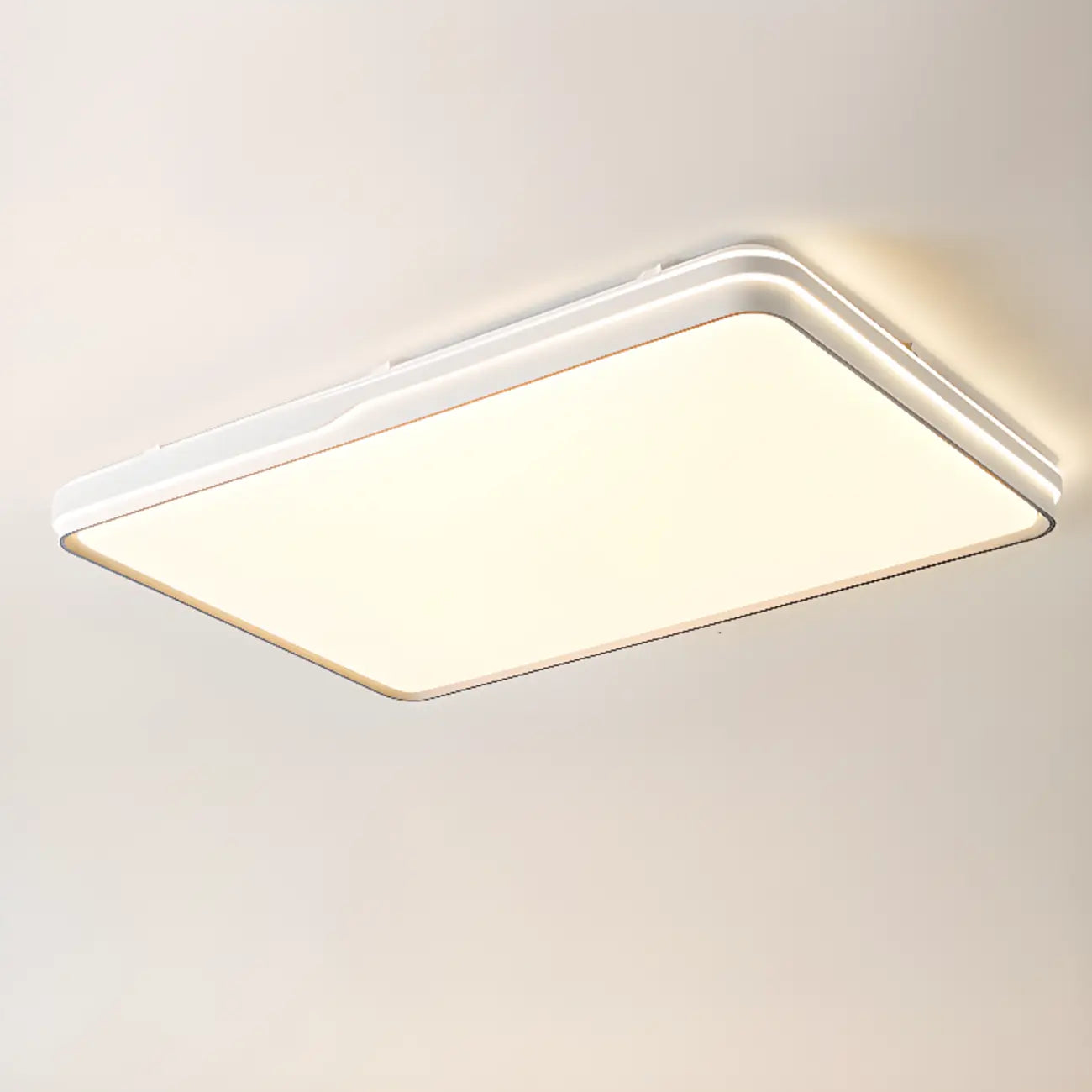 Dimmable LED Flush Ceiling Light for Living Room With Shade