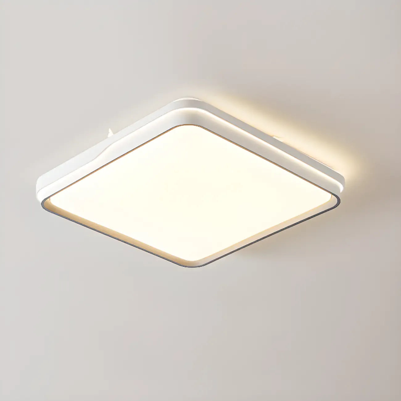 Dimmable LED Flush Ceiling Light for Living Room With Shade