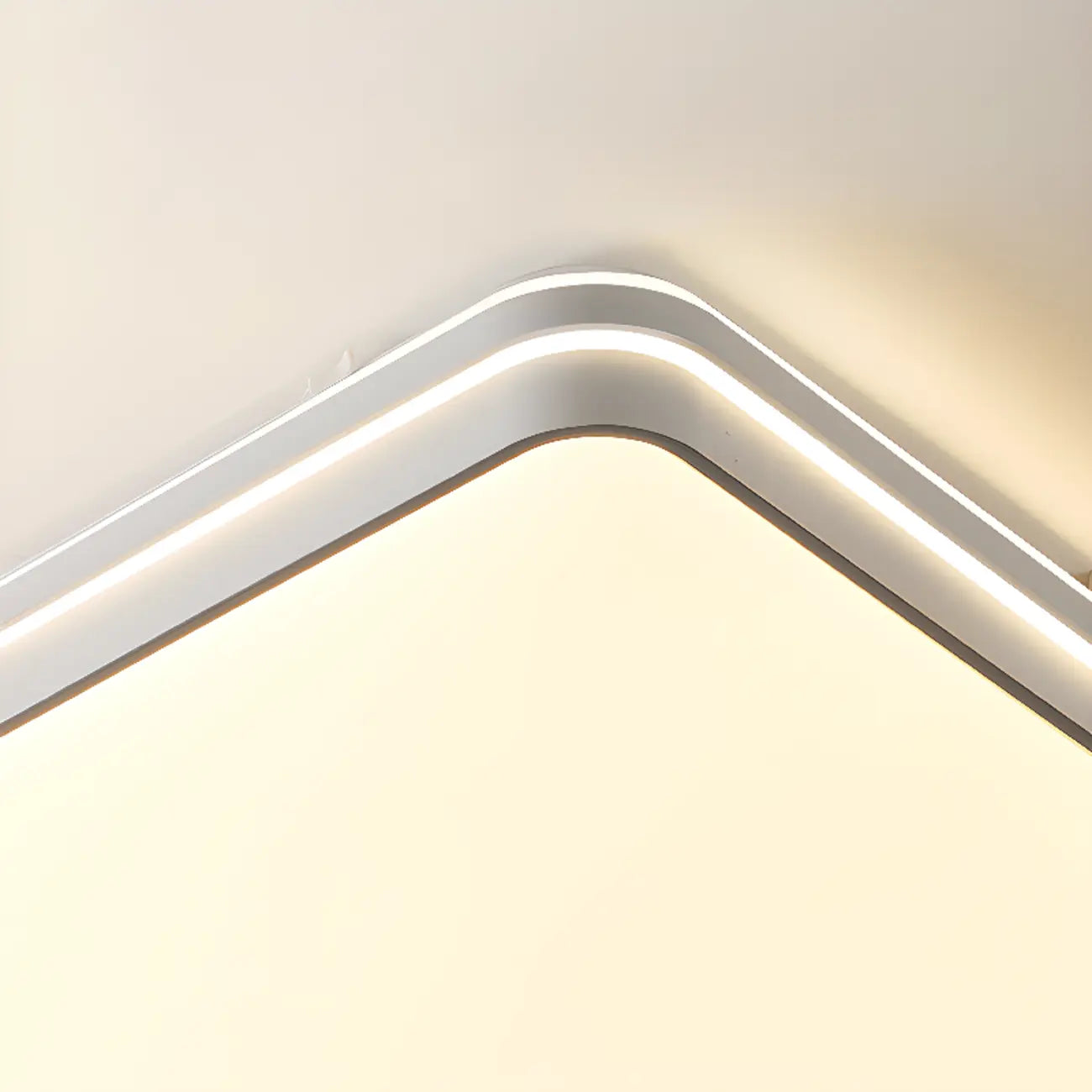 Dimmable LED Flush Ceiling Light for Living Room With Shade