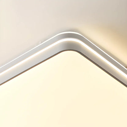 Dimmable LED Flush Ceiling Light for Living Room With Shade