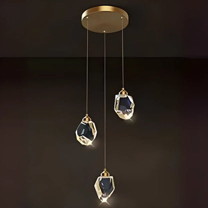 Modern Glass Crystal LED Pendant Light Chandelier for Home
