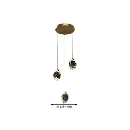 Modern Glass Crystal LED Pendant Light Chandelier for Home