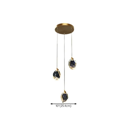 Modern Glass Crystal LED Pendant Light Chandelier for Home