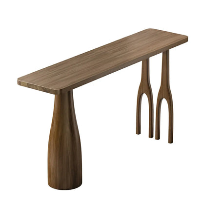 Modern Pine Wood Bar Set with Upholstered Chairs