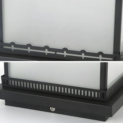 Modern Cube LED Table Lamp with Matte Finish for Outdoors