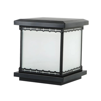 Modern Cube LED Table Lamp with Matte Finish for Outdoors