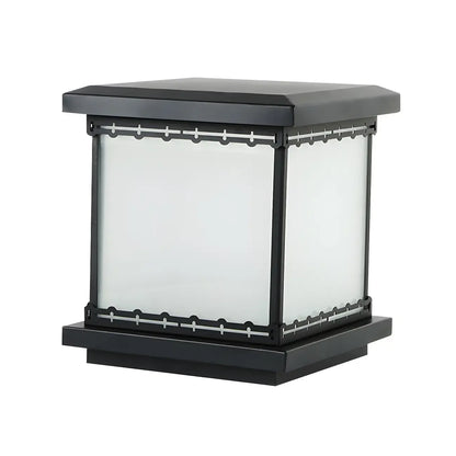 Modern Cube LED Table Lamp with Matte Finish for Outdoors